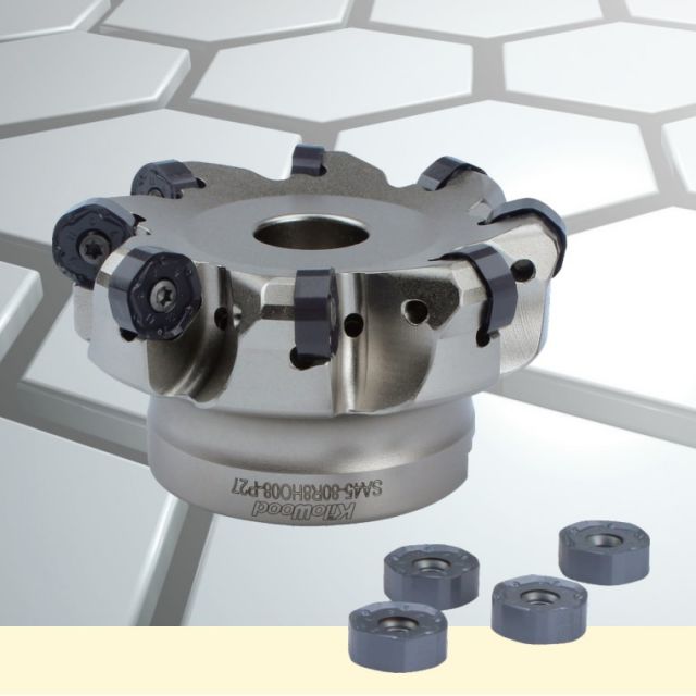 HOKU铣刀12刃厚刀片铣刀