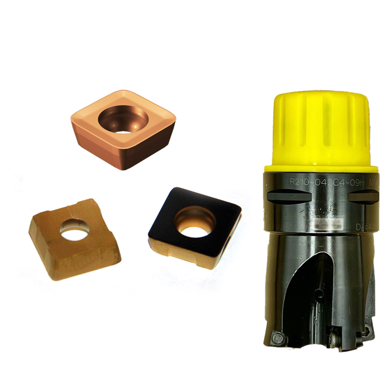 R210快进给铣刀片