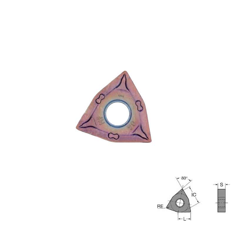 80度桃形车刀片WNMG080404-M