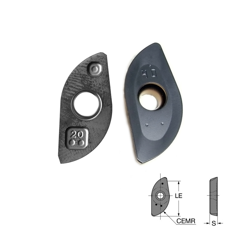 R20球刀柳叶刀片R216-4007E-