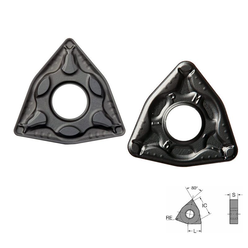 80度桃形车刀片WNMG080412-P