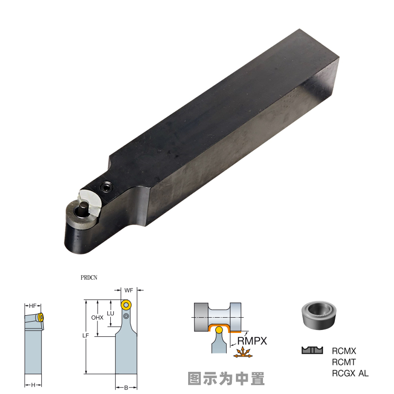 P 杠杆夹紧圆刀片刀杆中置PR