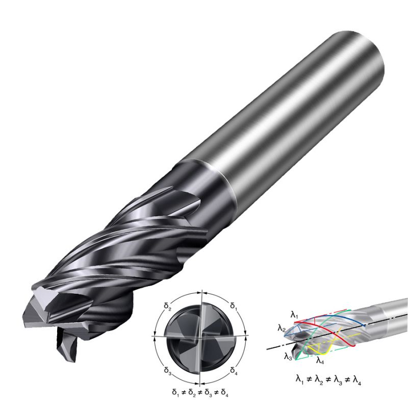 2-20mm不等螺旋角四刃立铣