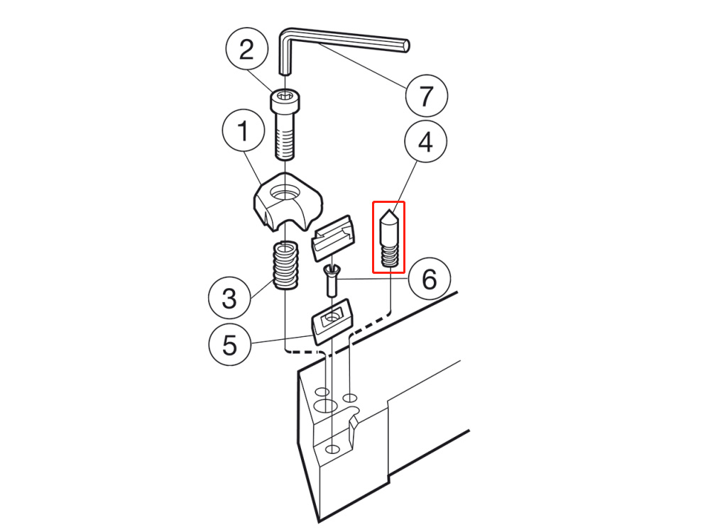 弹簧和销钉471.5-821 
