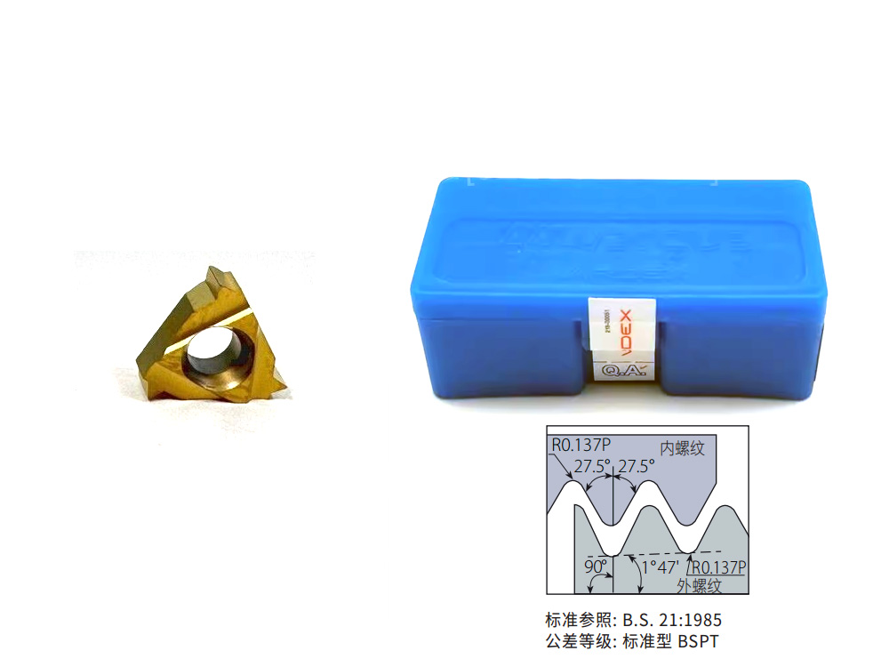英制管螺纹28纹正手外螺纹刀片3ER28
