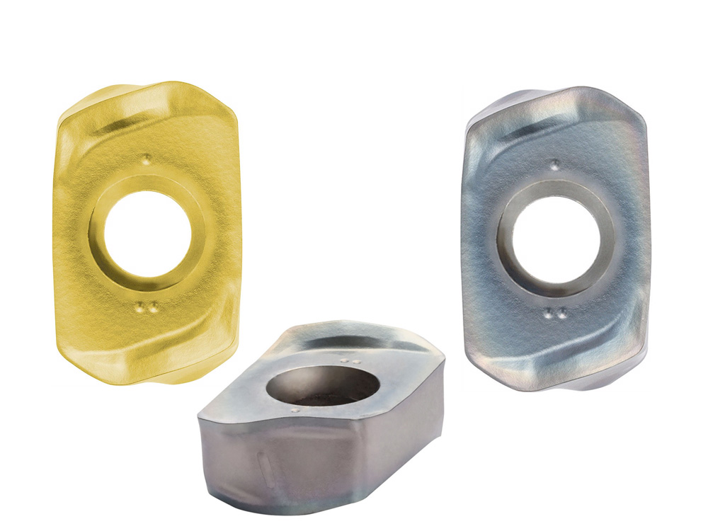 镍合金马氏体不锈钢高进给铣刀片LOMU0