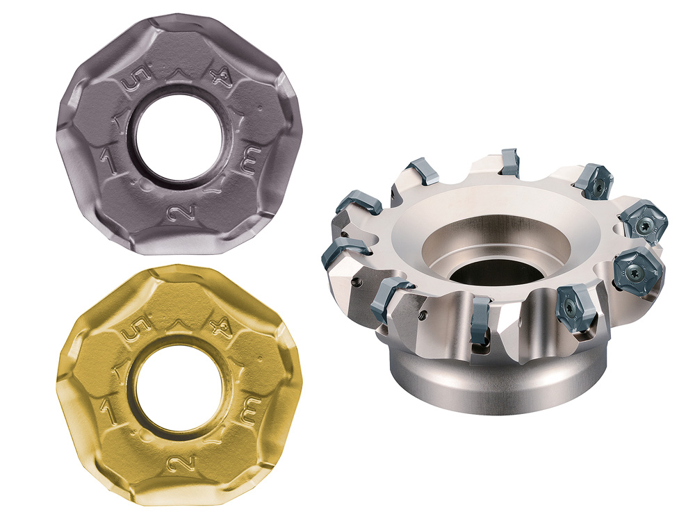 MFK面铣刀模具钢双面修光刃刀片PNEU