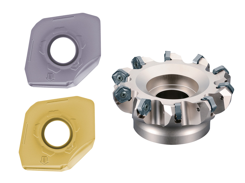 MFPN45面铣刀合金钢双面五角刀片PN