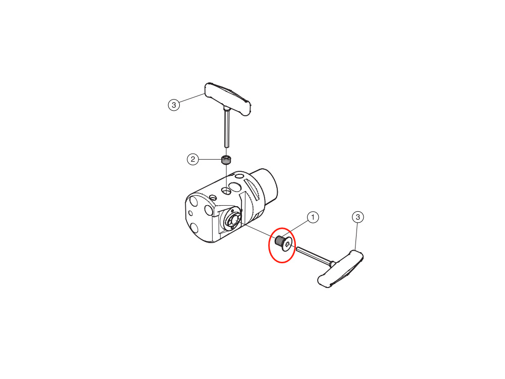 镗刀夹内六角埋头螺钉5513 