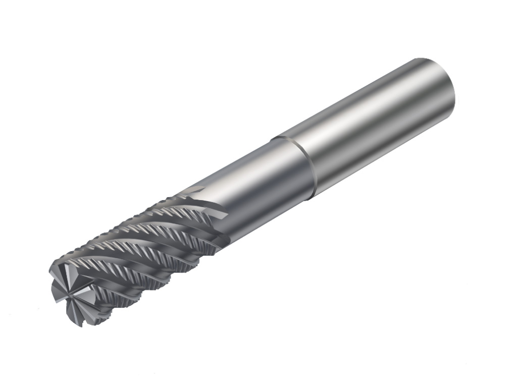 25mm钢件整体硬质合金粗加工立铣刀，带