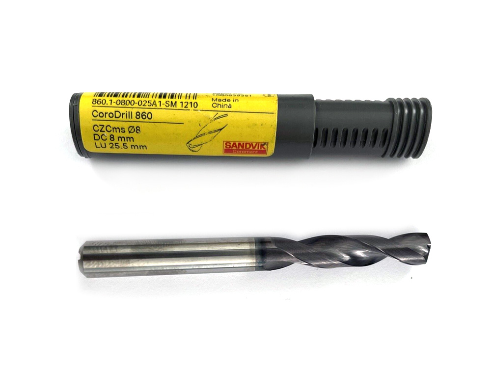 3D6.4mm钛合金内冷整体合金钻头86