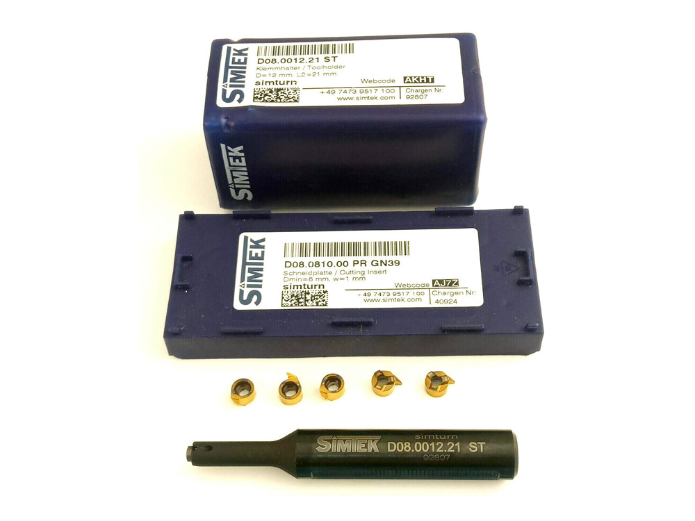 18内孔2宽左手逗号圆角内孔切槽刀片D1