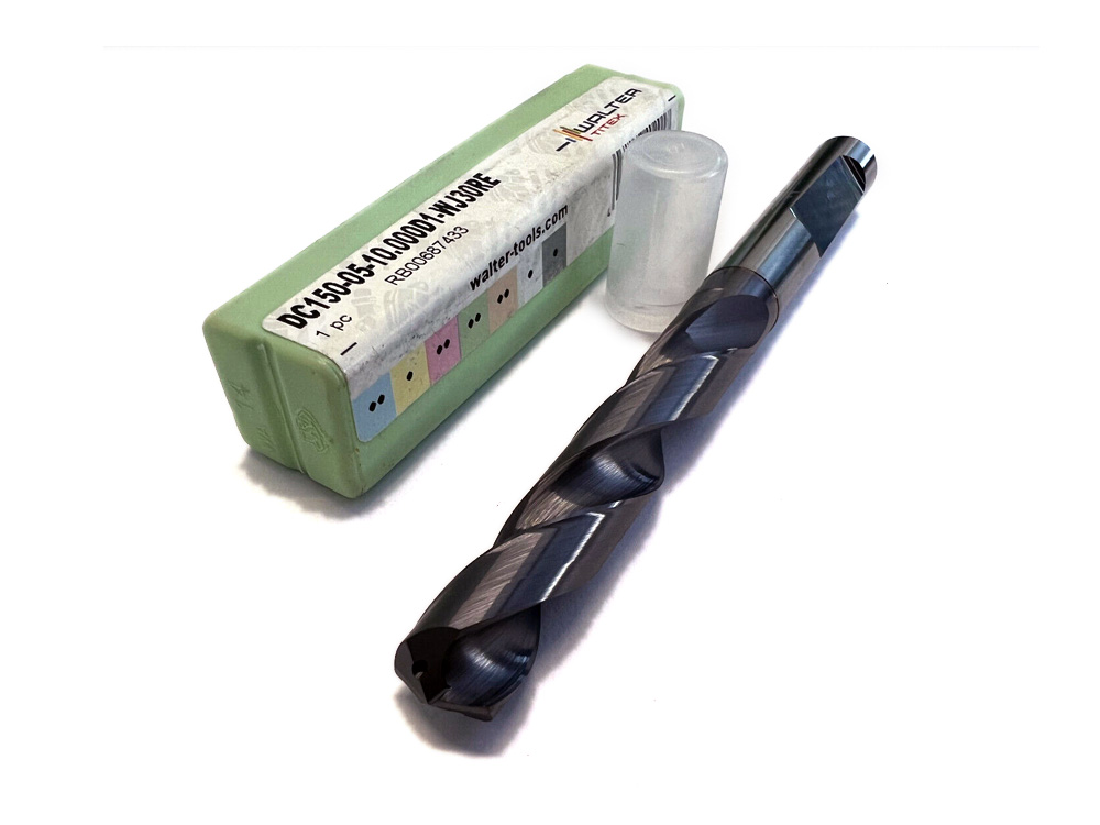 5D10.1mm内冷削平柄整体硬质合金钻