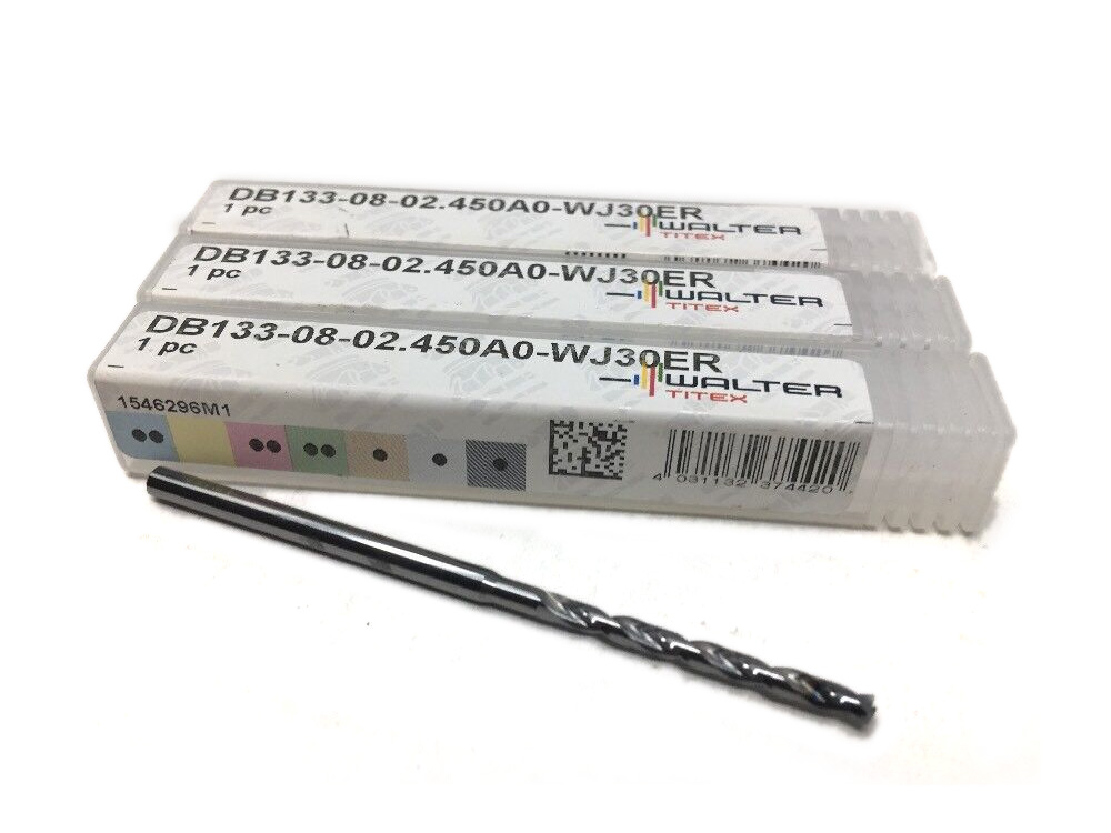 8倍径2.15毫米内冷微孔整体硬质合金钻