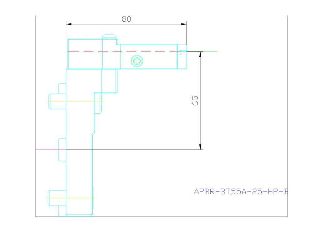 BMT刀塔接口刀板接杆APBL