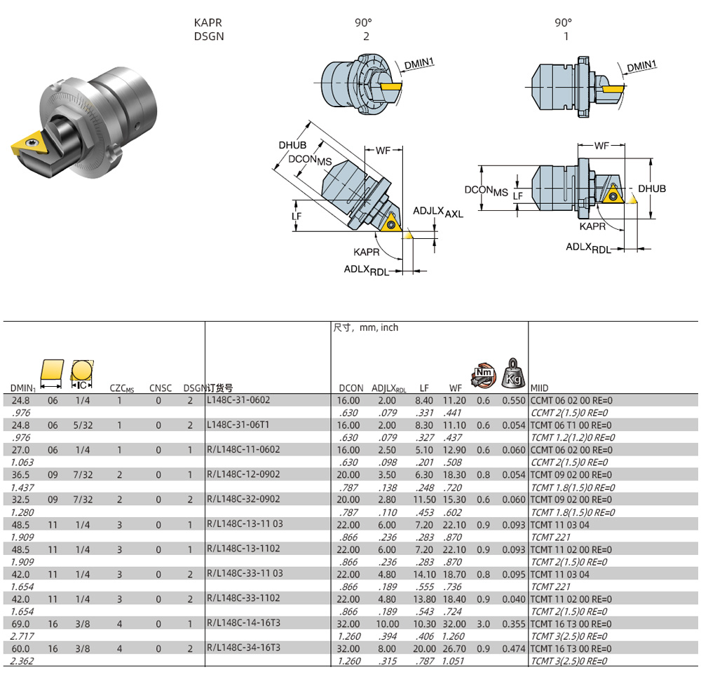 148C微调精镗单元