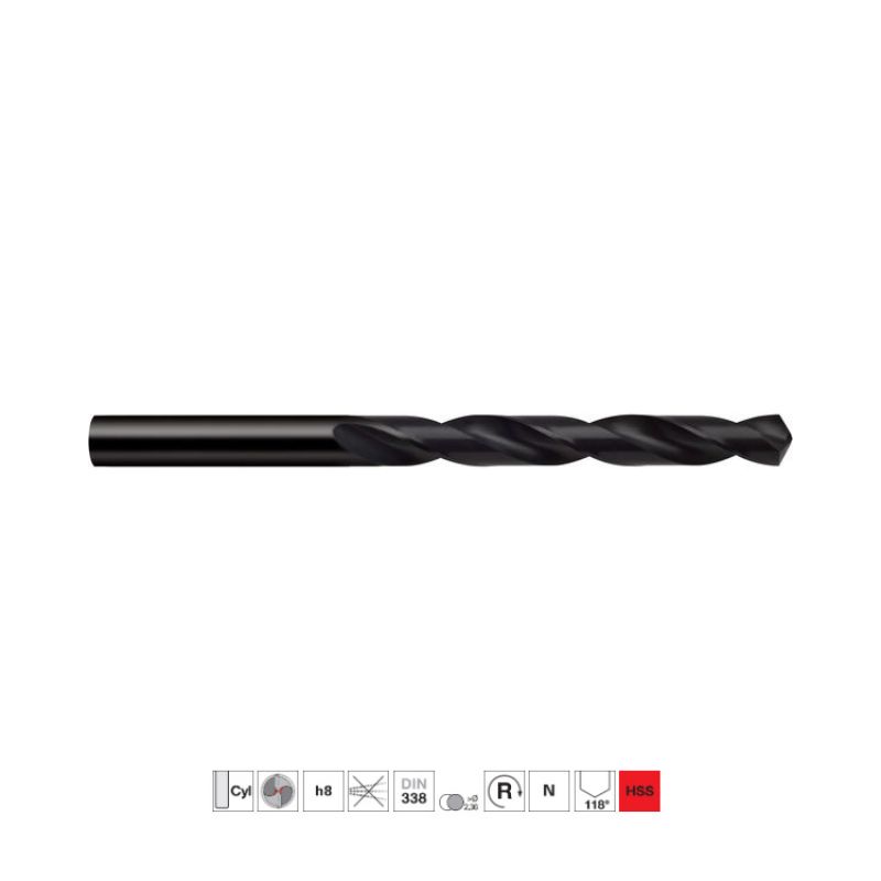 8.8mm HSS高速钢麻花钻 h8 D