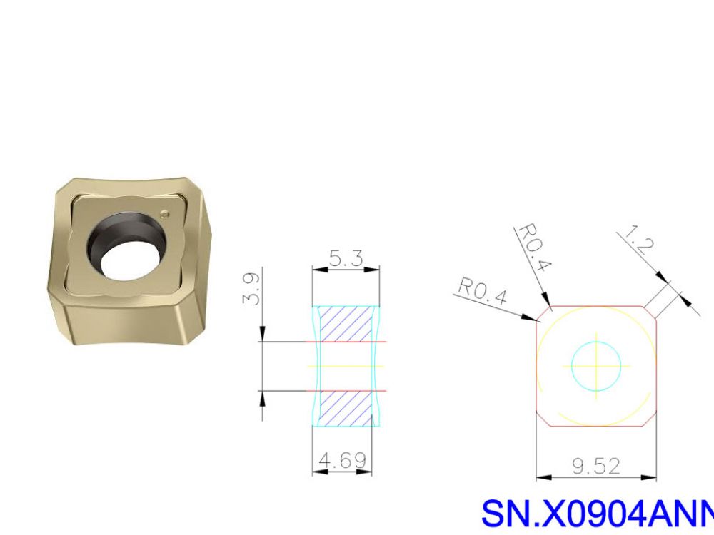 M5009面铣刀片SNGX0904ANN