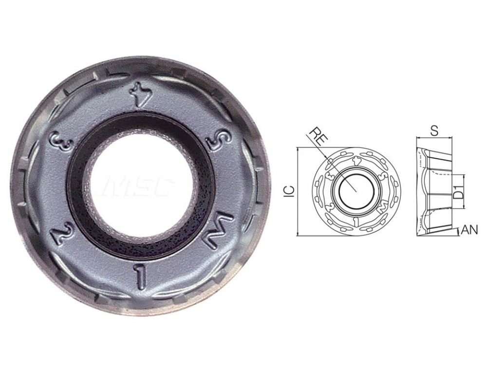 不锈钢铣刀片RPMT